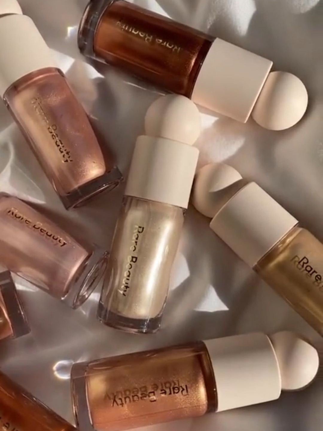 A variety of liquid highlighter bottles