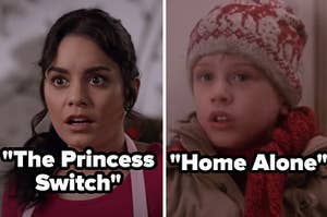 "The Princess Switch" and "Home Alone"