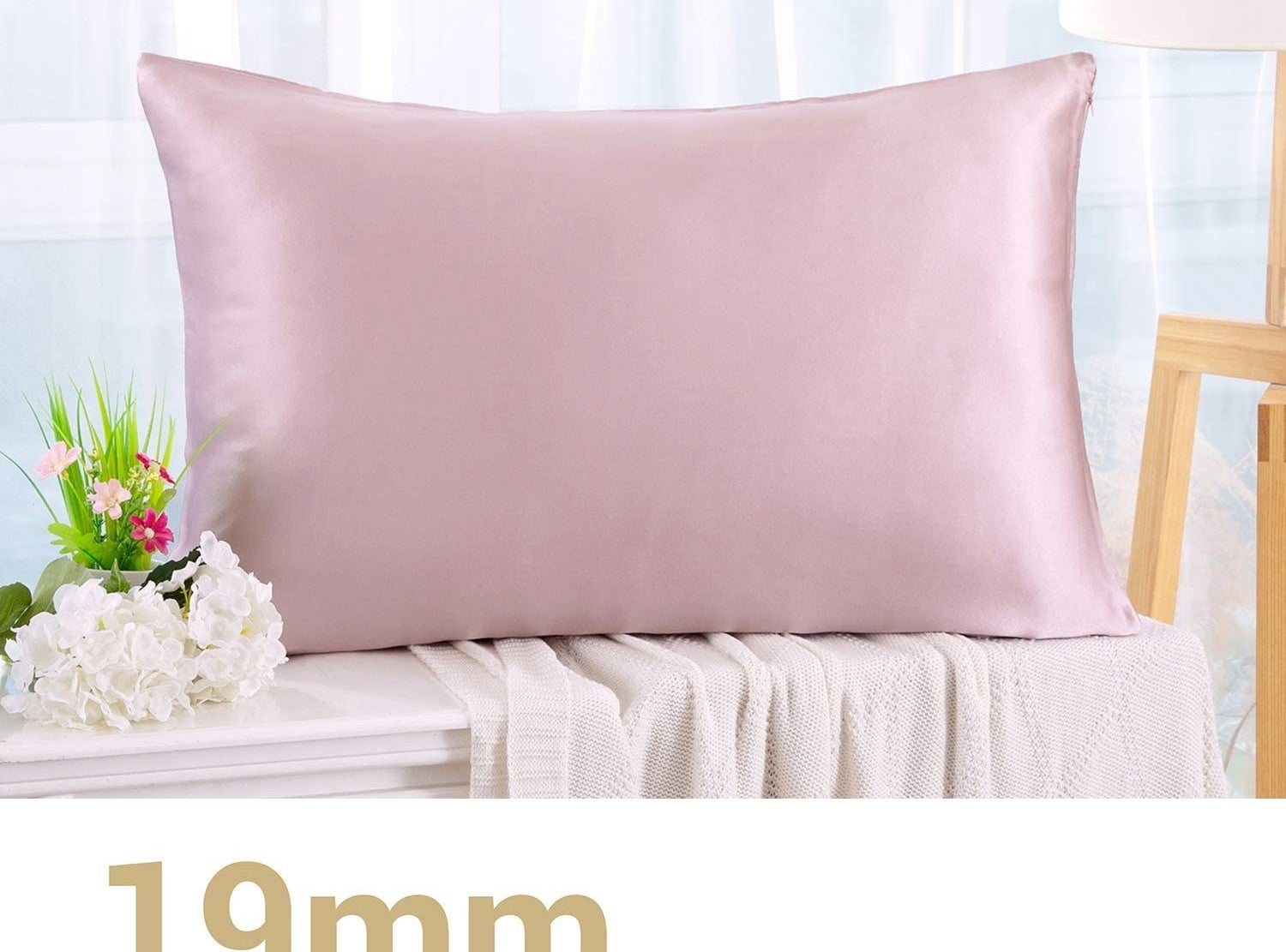 Zimasilk silk pillowcase in the shade light plum