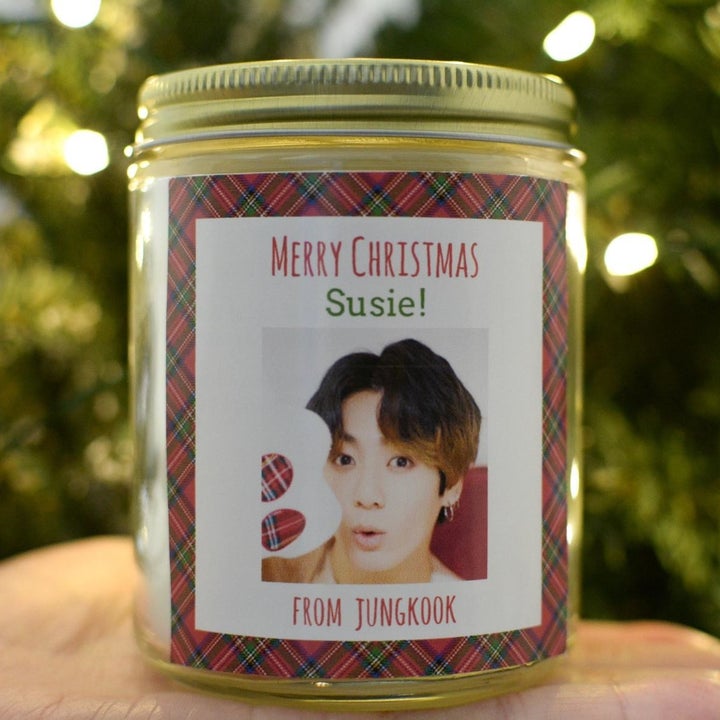 the Jungkook candle 
