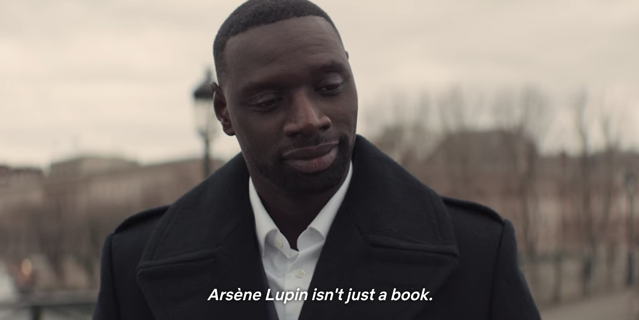 Assane saying Arsène Lupin isn&#x27;t just a book