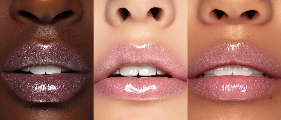  Kawaii Kisses Glitter Lip Kit, Sparkly Diamond and Metallic Lip  Gloss, Lip Gloss Lipstick, Glitter Lip Makeup, 4 Colors Glitter Lip Kit  with Lip Primer and Brush (Warm color) 