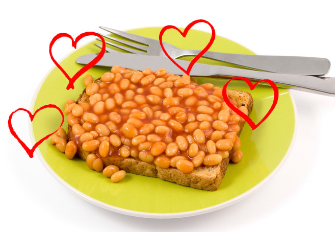 baked beans on toast