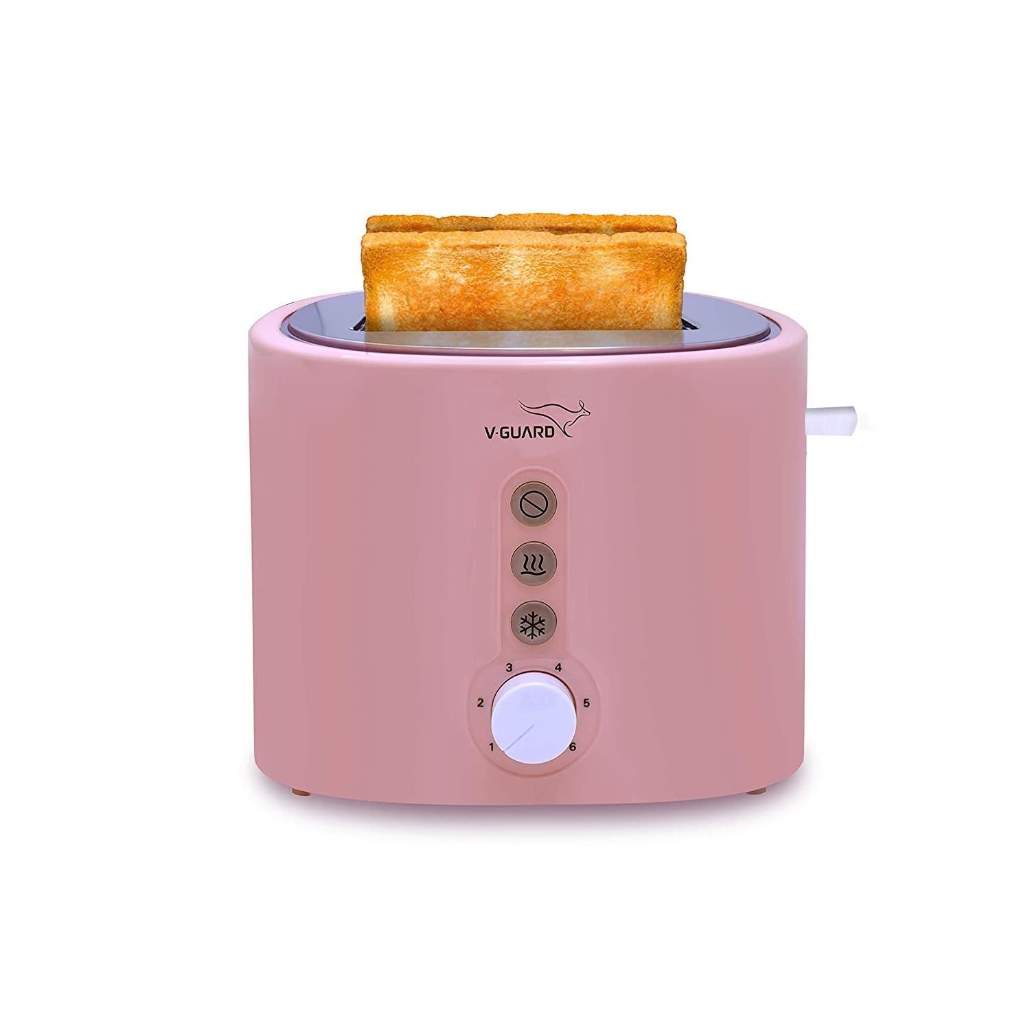 A pink popup toaster 