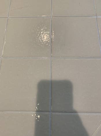 the same tiles, with the grout now completely gone