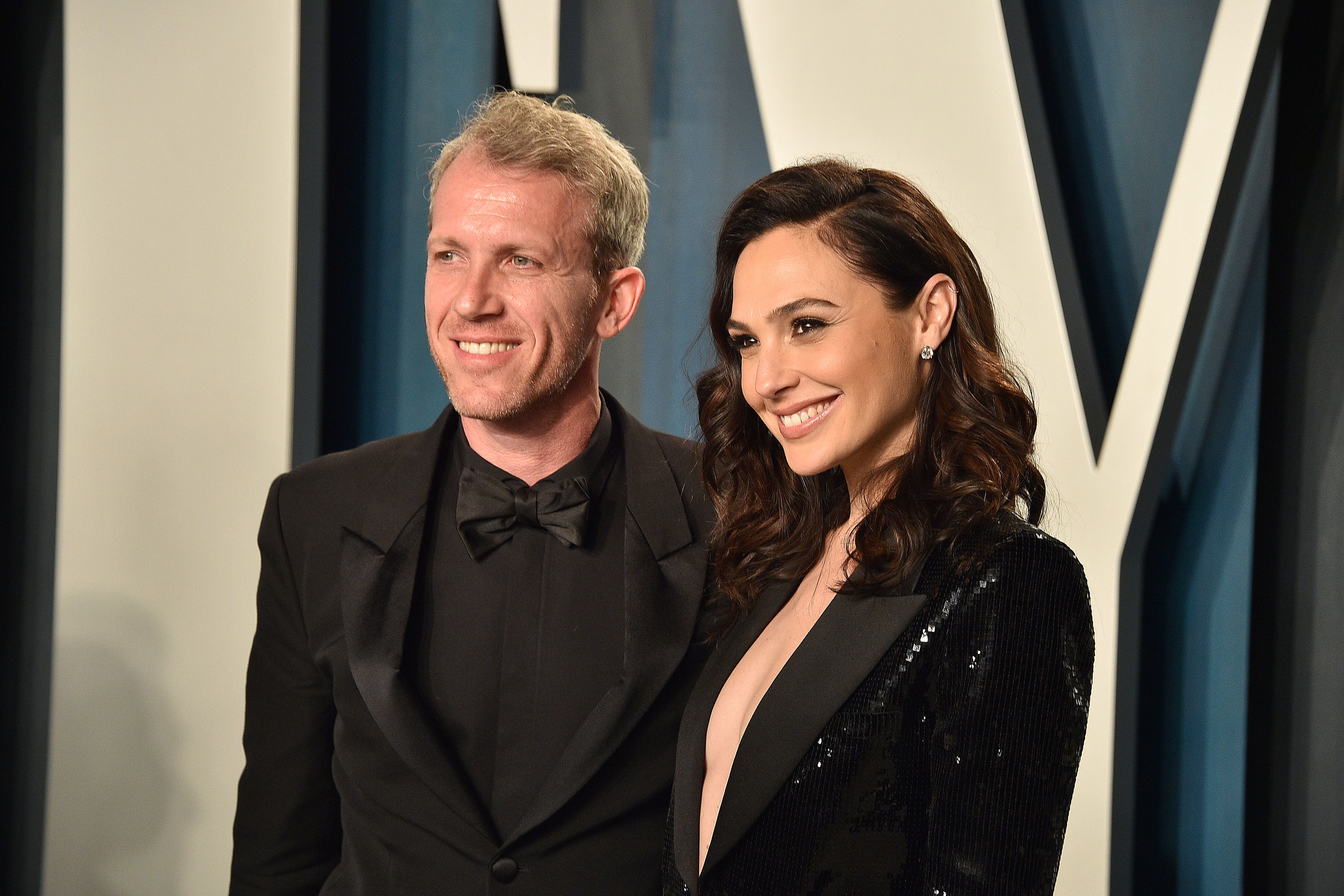 Gal Gadot and Yaron Varsano at the Vanity Fair party