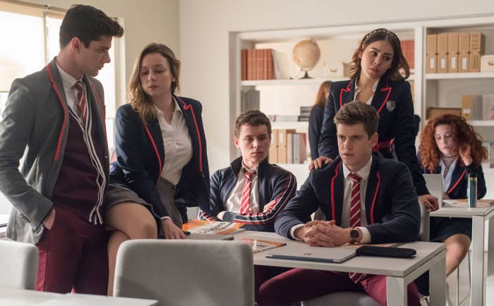 &quot;Elite&quot; Season 1 characters in classroom