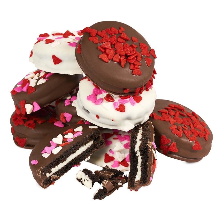 Dylan&#x27;s candy bar sandwich chocolate dipped cookies