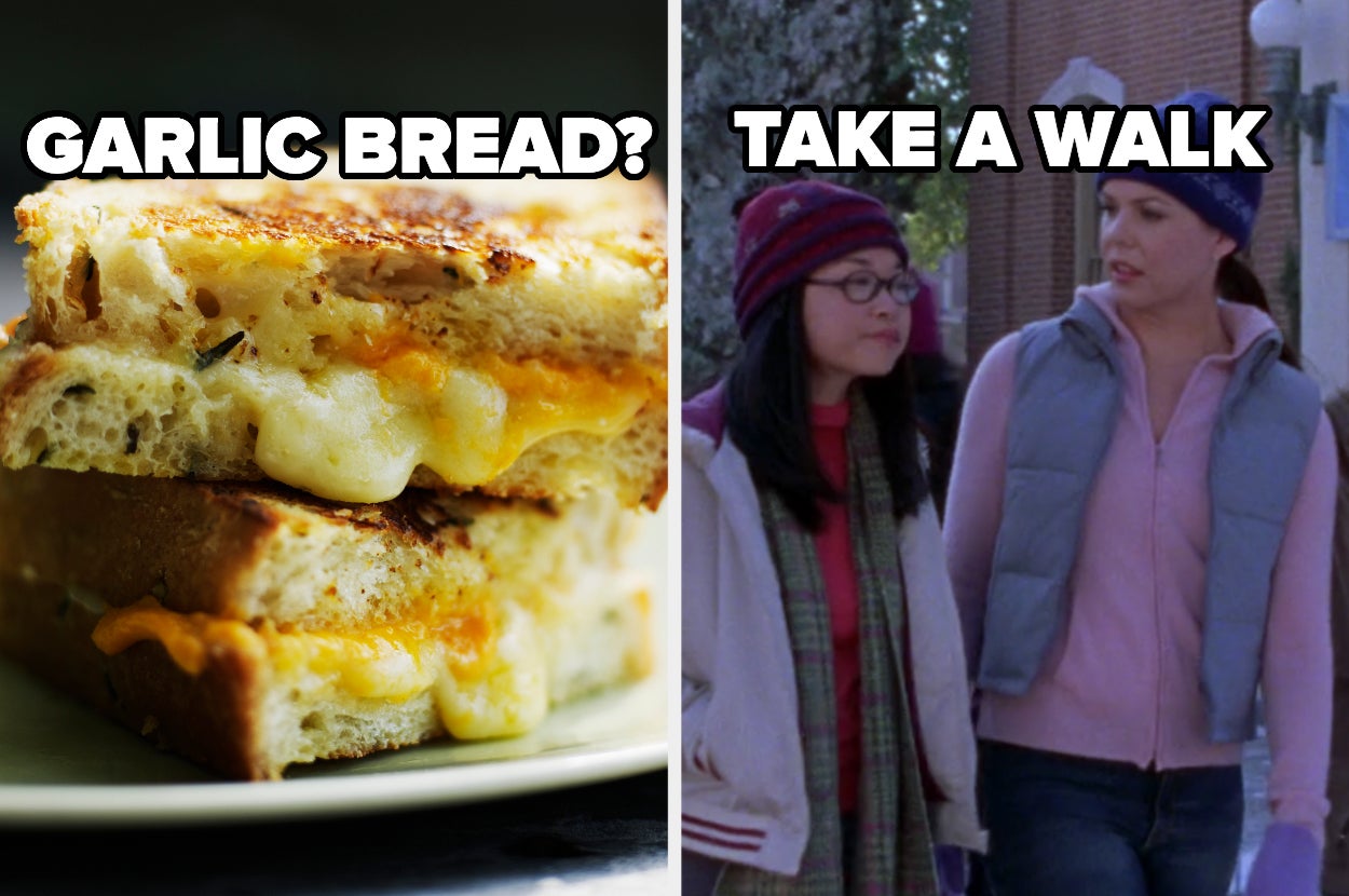 garlic bread? take a walk