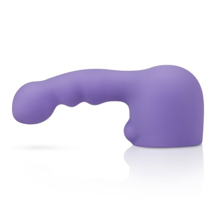 the purple silicone wand attachment 