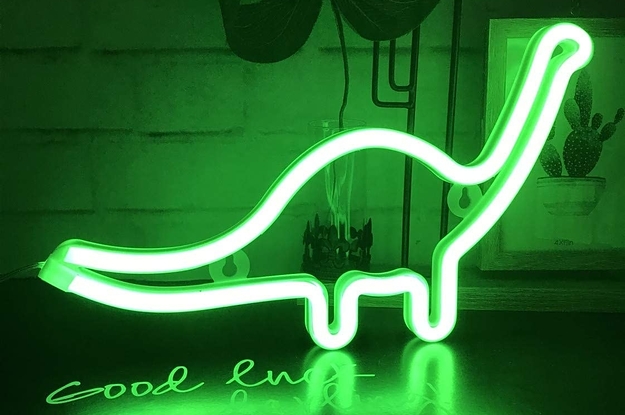 dinosaur light in green