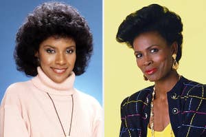 Clair Huxtable from "The Cosby Show" and Aunt Viv from "The Fresh Prince of Bel-Air"