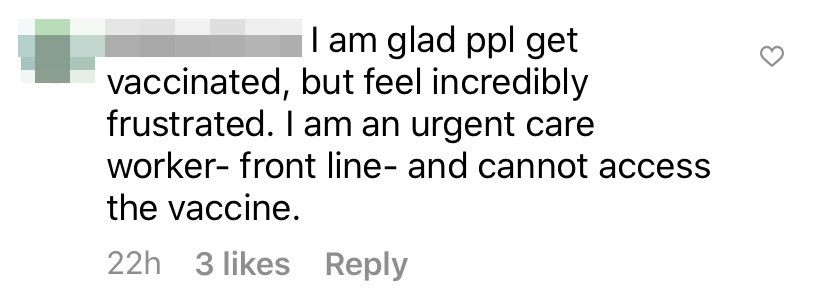 &quot;I am glad people get vaccinated, but feel incredibly frustrated&quot;