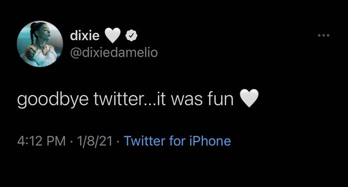 Dixie&#x27;s final tweet