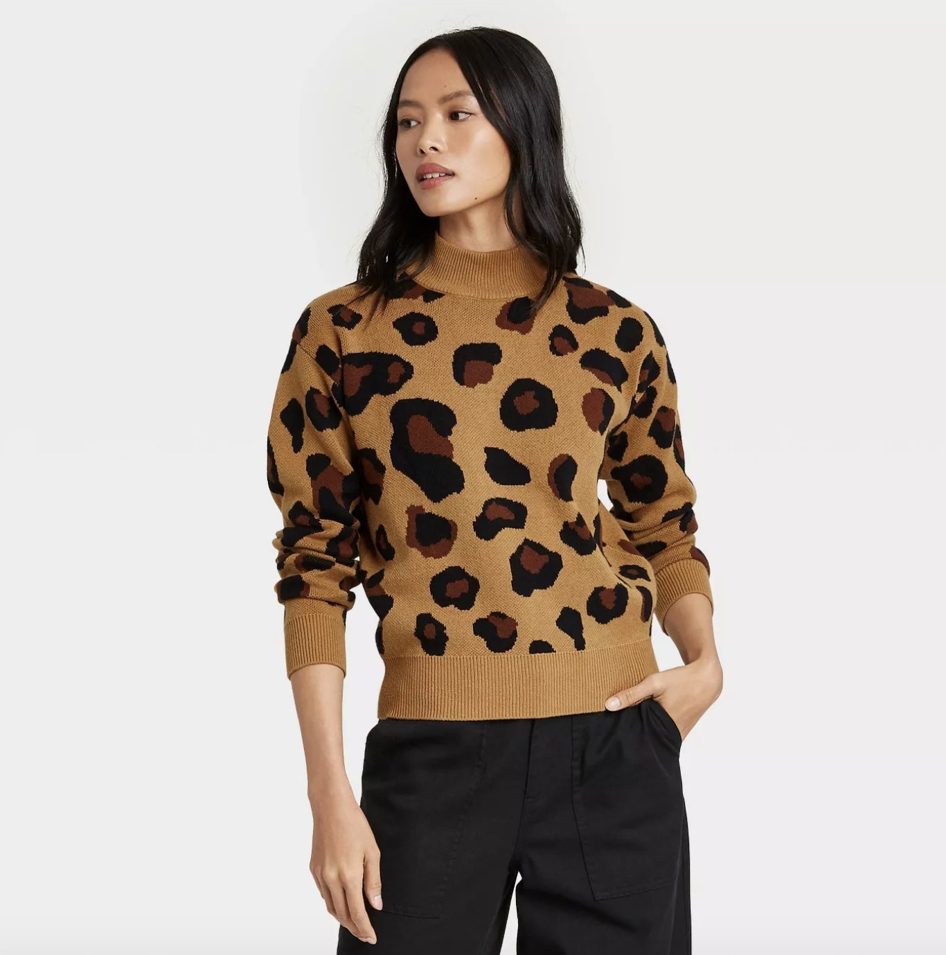 target leopard print sweater