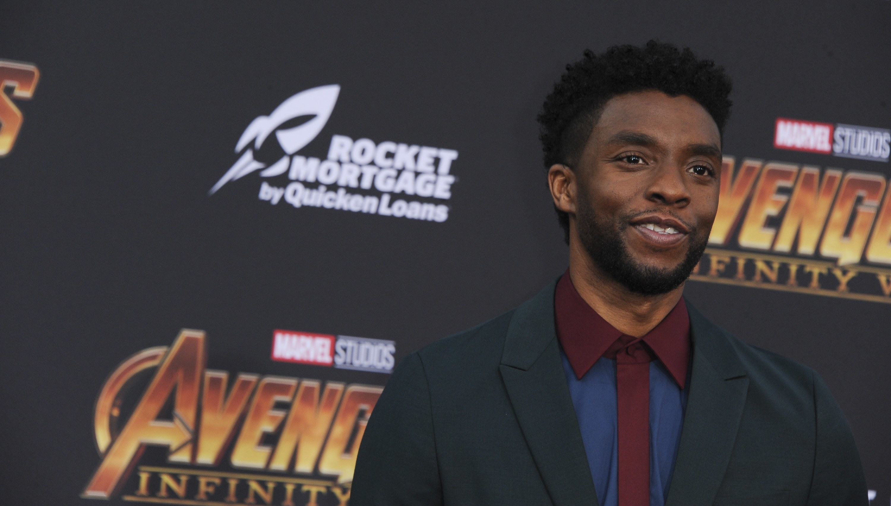 Chadwick Boseman at arrivals for Avengers: Infinity War