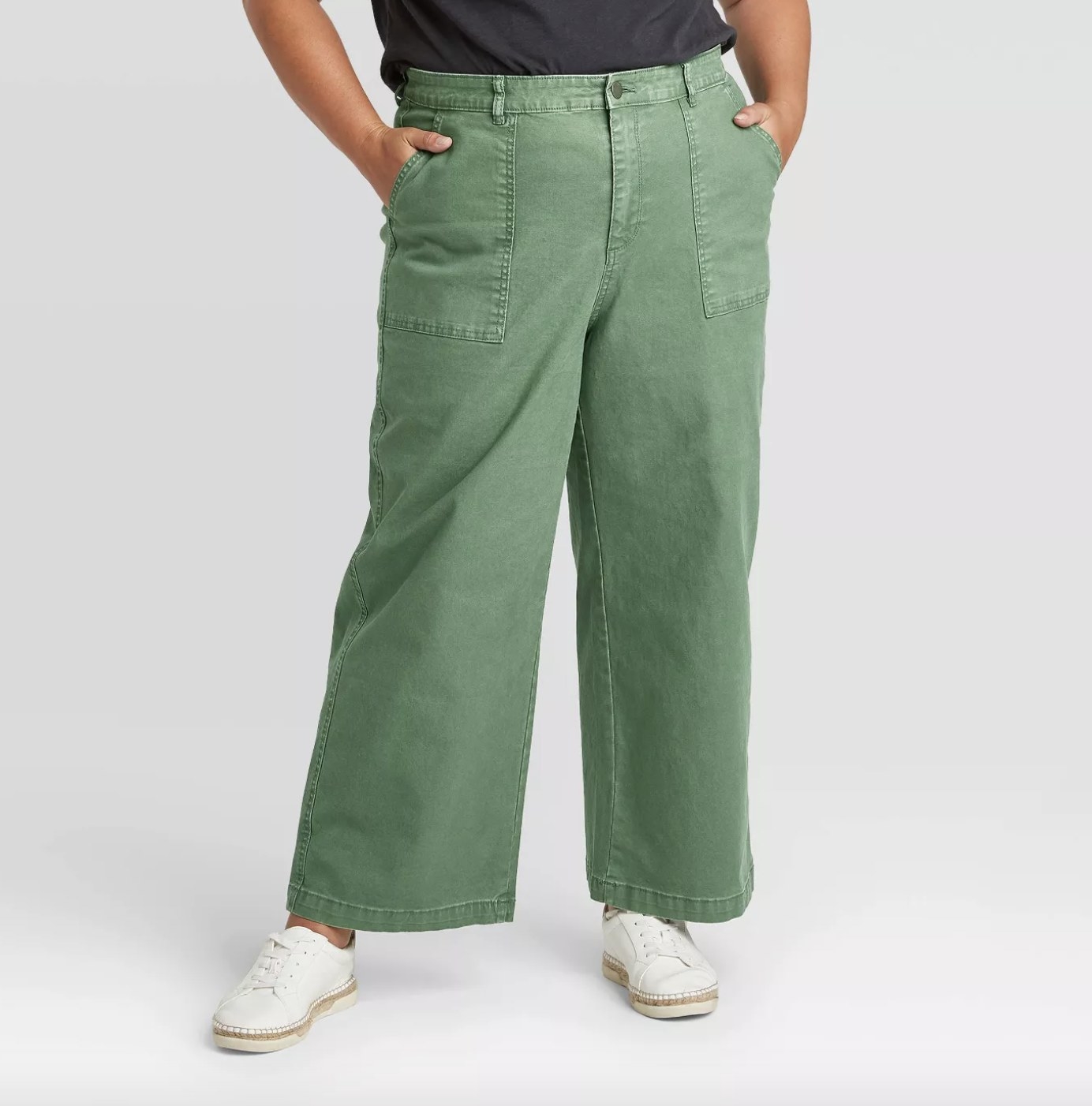 the pants in green