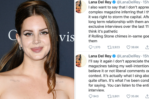 Lana Del Rey clarifies comments on Trump’s presidency and Capitol riots