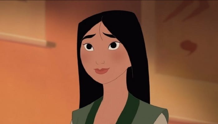 Screenshot of Mulan from the movie