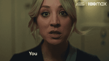 Kaley Cuoco saying, &quot;You did nothing wrong&quot;