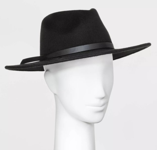 A mannequin wearing the fedora