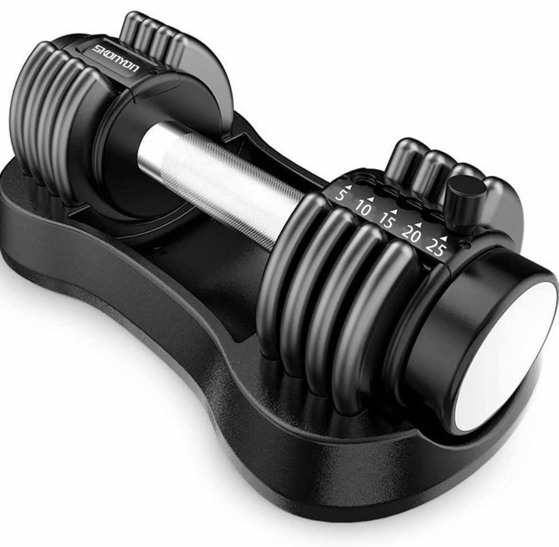 The adjustable dumbbell
