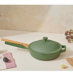 The green-colored pan