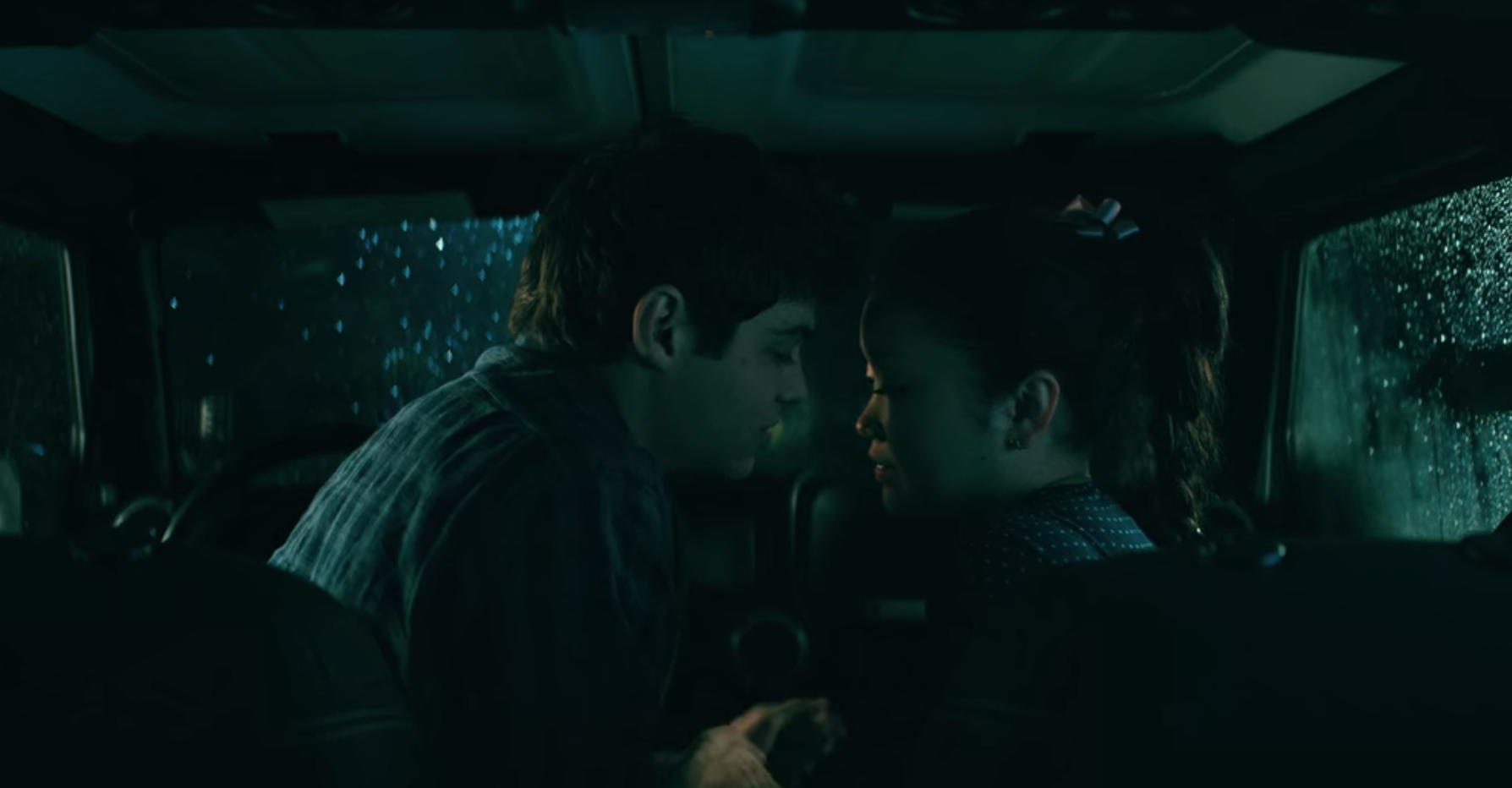 Lara Jean and Peter kissing in the car in &quot;To All The Boys: P.S. I Still Love You&quot;