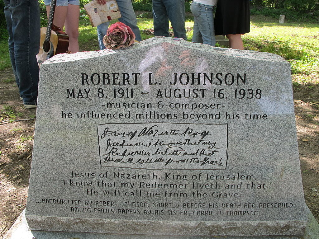 The grave of RObert Johnson