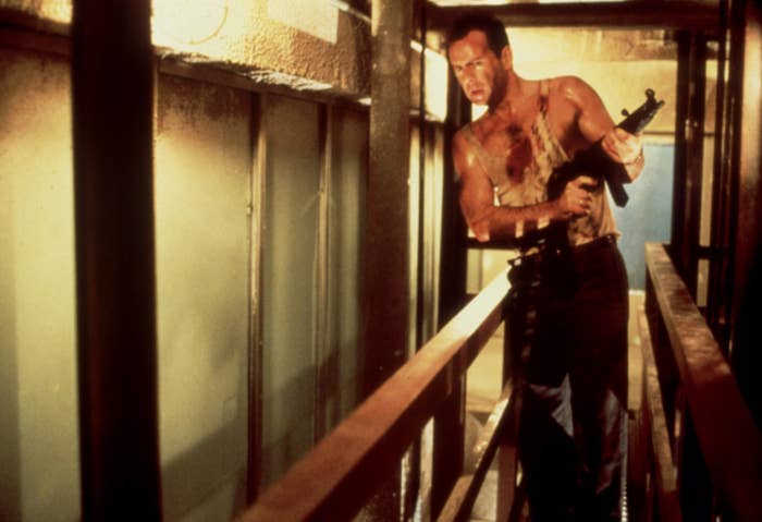 Bruce Willis in Die Hard