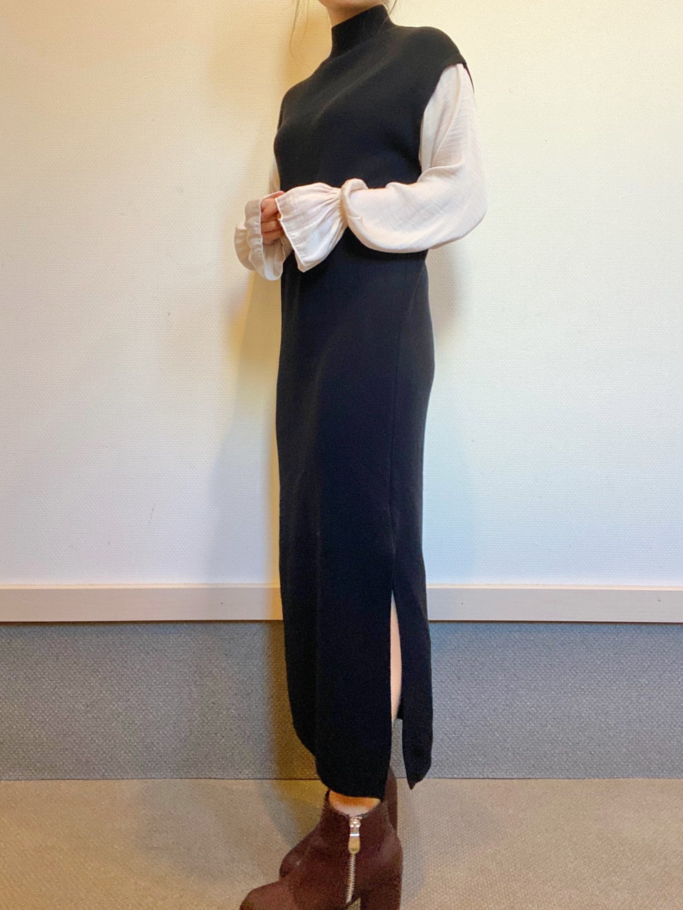 感動するほどスラッと見える グレイルの 19円ワンピース シルエットが綺麗すぎるんです