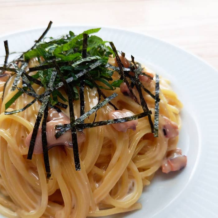 おつまみだけじゃない 塩辛はクリームパスタにしても美味しいよ