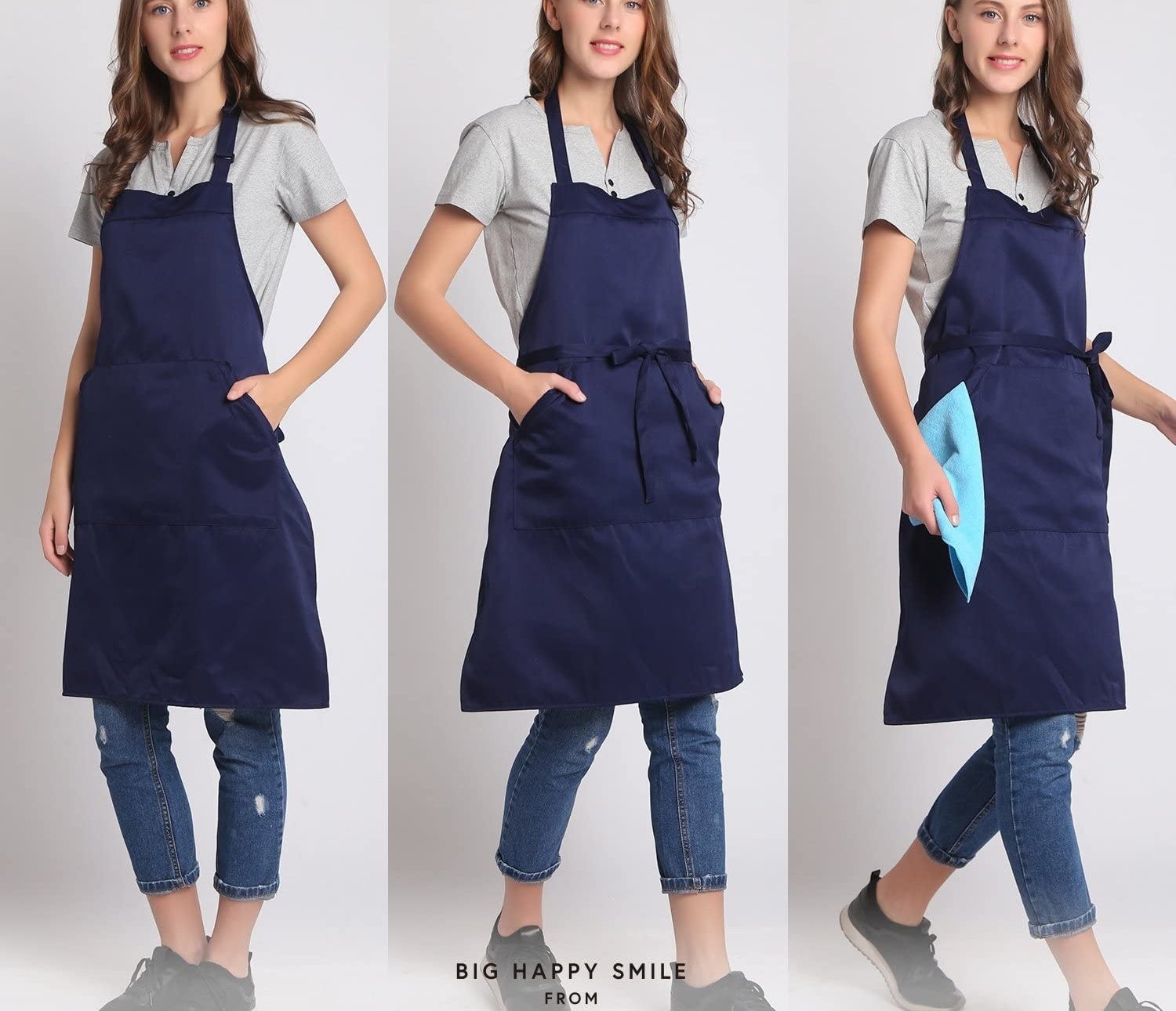 person wearing the apron