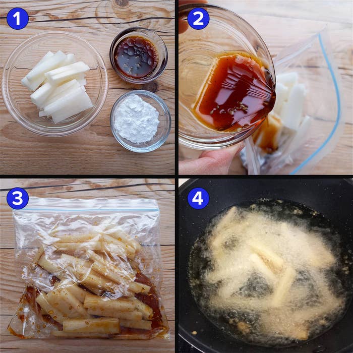 味付けは焼肉のたれだけ 手が止まらない大根フライ 味付けは焼肉のたれだけ 手が止まらない大根フライ