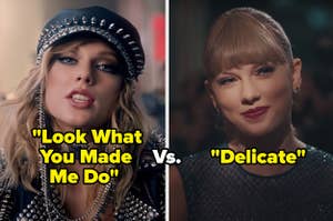 "Look What You Made Me Do" versus "Delicate"