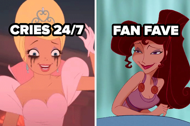 cries 24/7 label on charlotte and fan fave label on meg