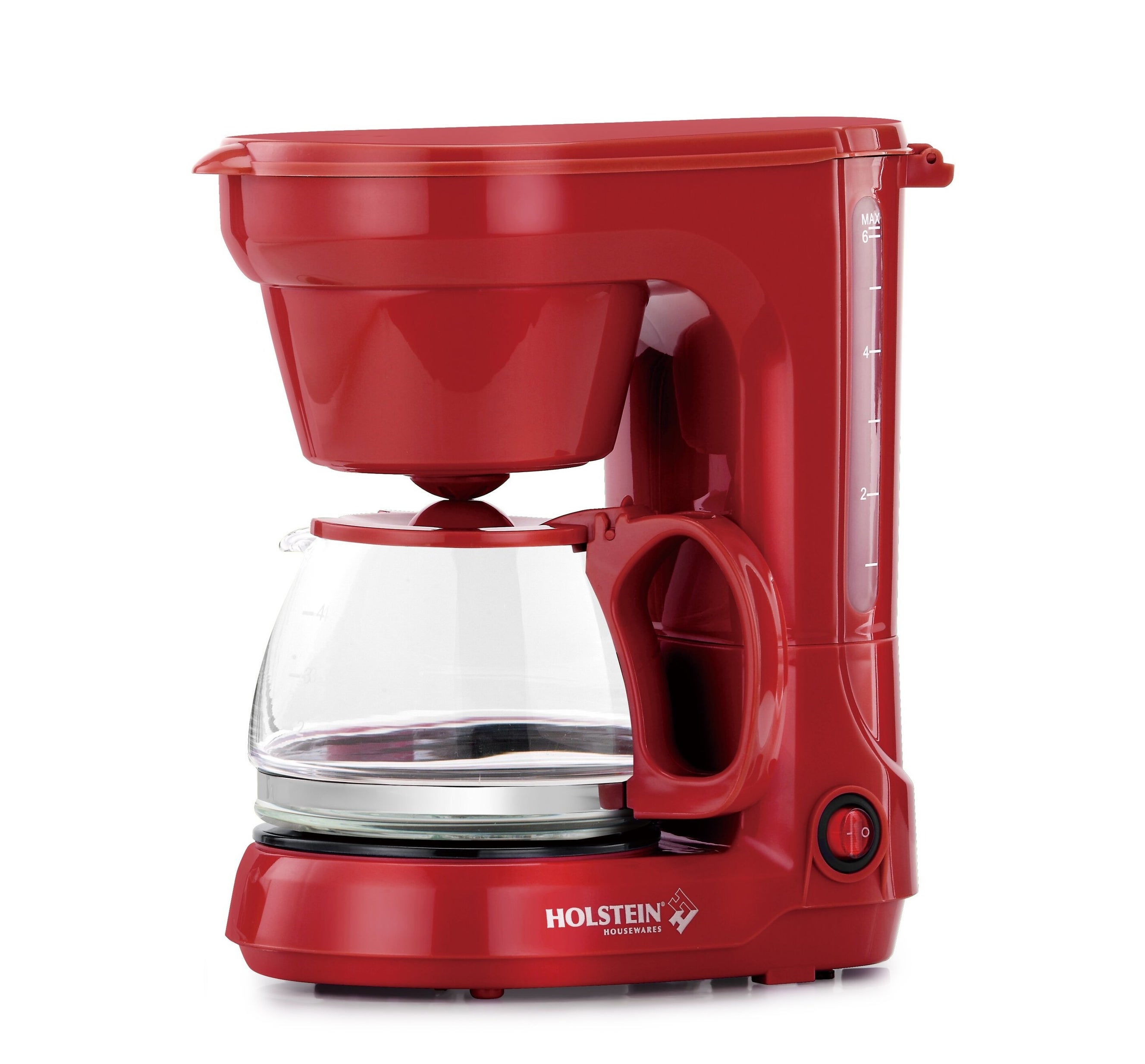 the red holstein 5 cup coffee maker