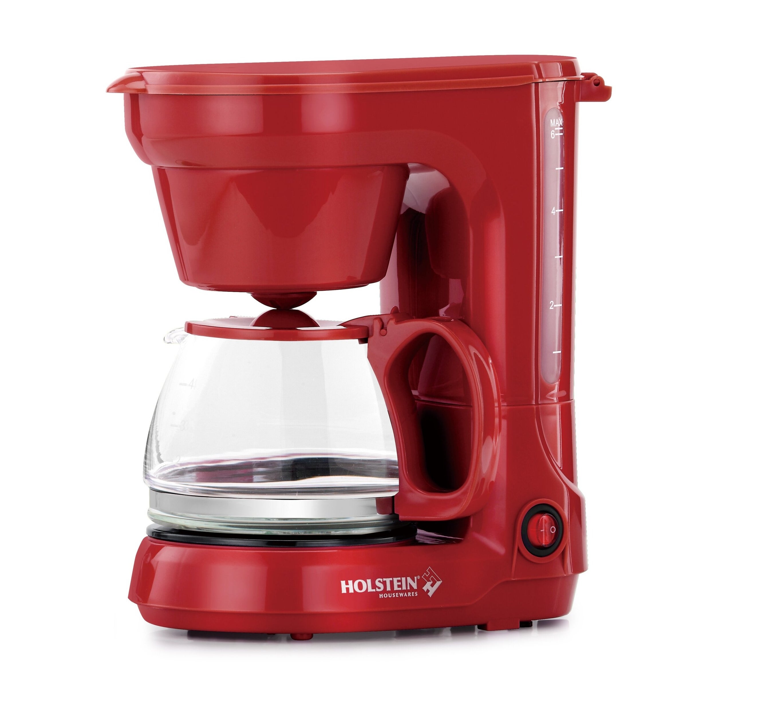 the red holstein 5 cup coffee maker
