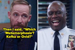 Captain Holt and Kevin from "Brooklyn Nine-Nine"
