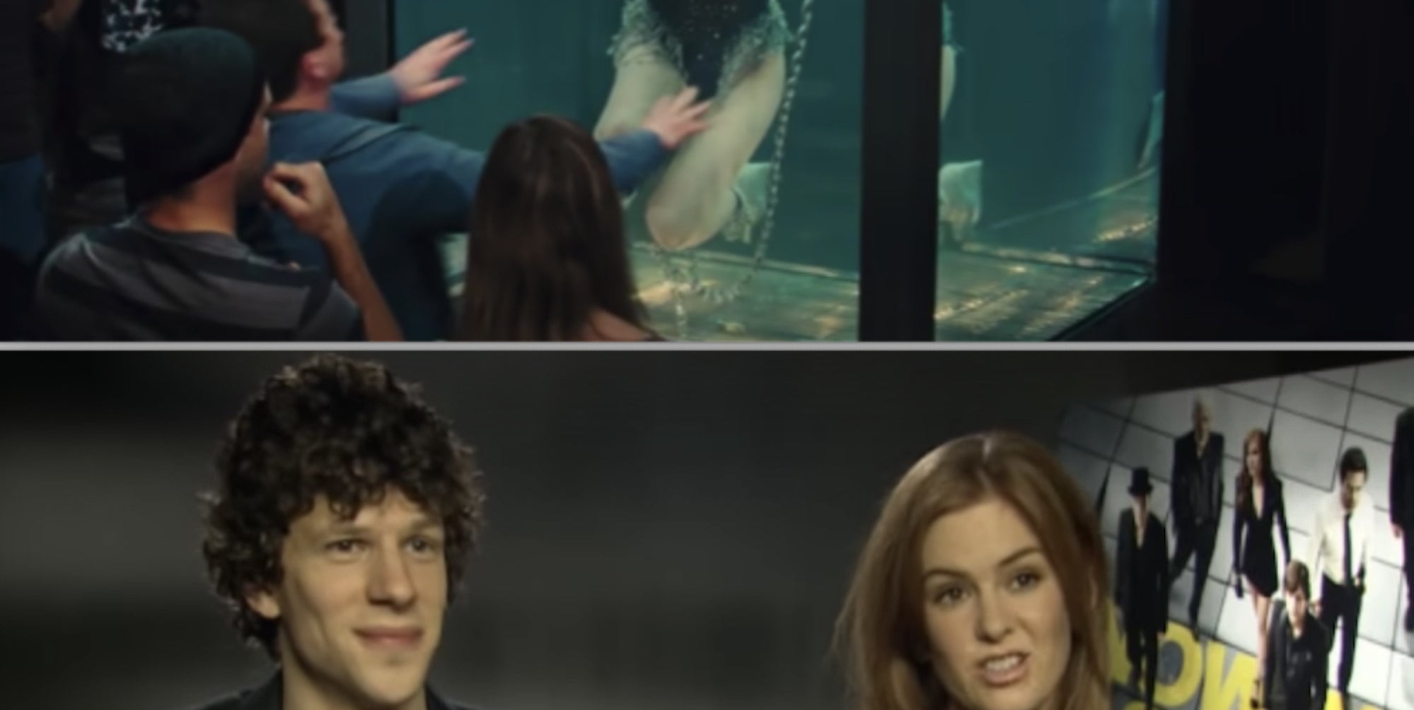 Isla Fisher trapped submerged in water in a cage in &quot;Now You See Me&quot;