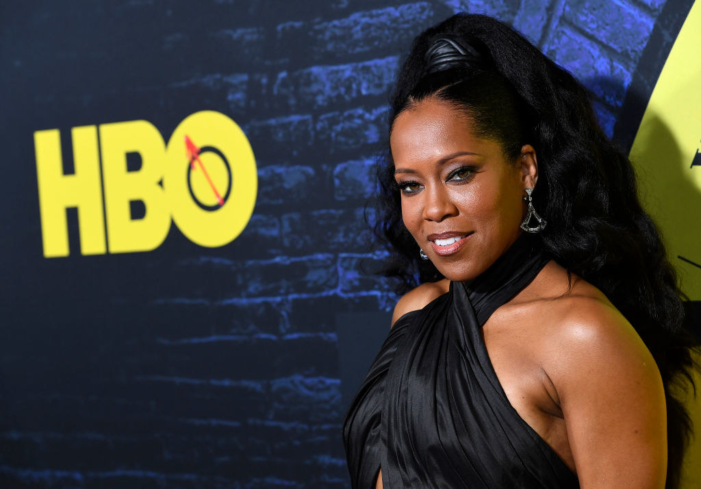 Regina King attends the Premiere Of HBO&#x27;s &quot;Watchmen&quot;