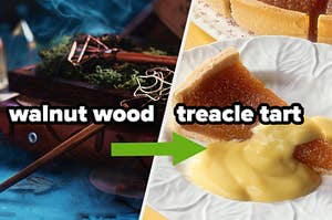 walnut wood wand equals treacle tart
