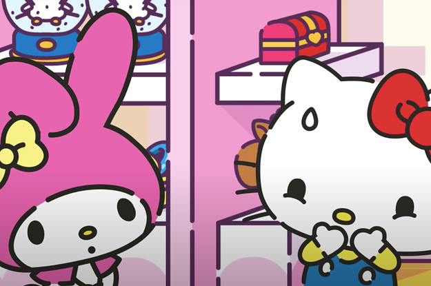My Melody alongside Hello Kitty