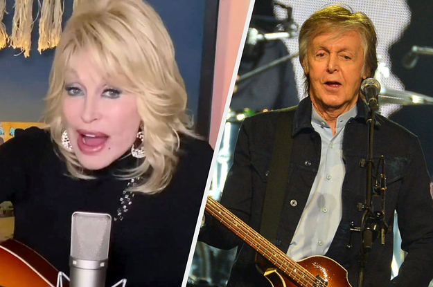 Dolly Parton and Paul McCartney