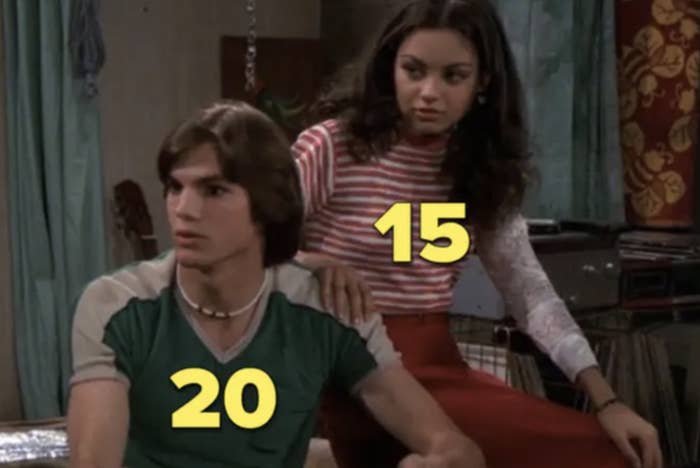 Ashton Kutcher and Mila Kunis from &quot;That 70&#x27;s Show&quot;