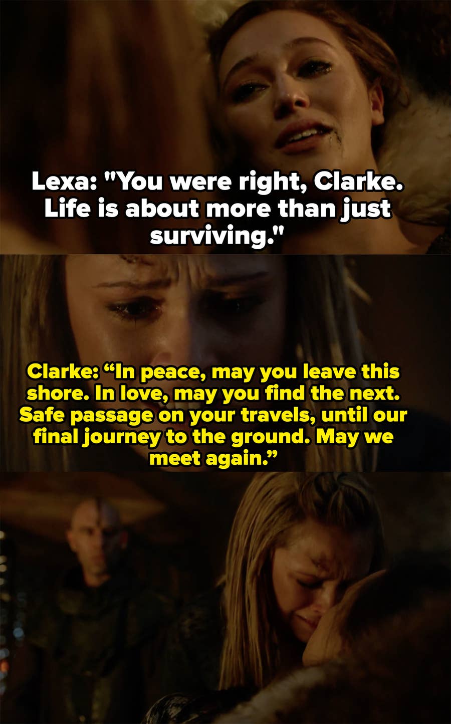 The 100 Clarke And Lexa Best Moments