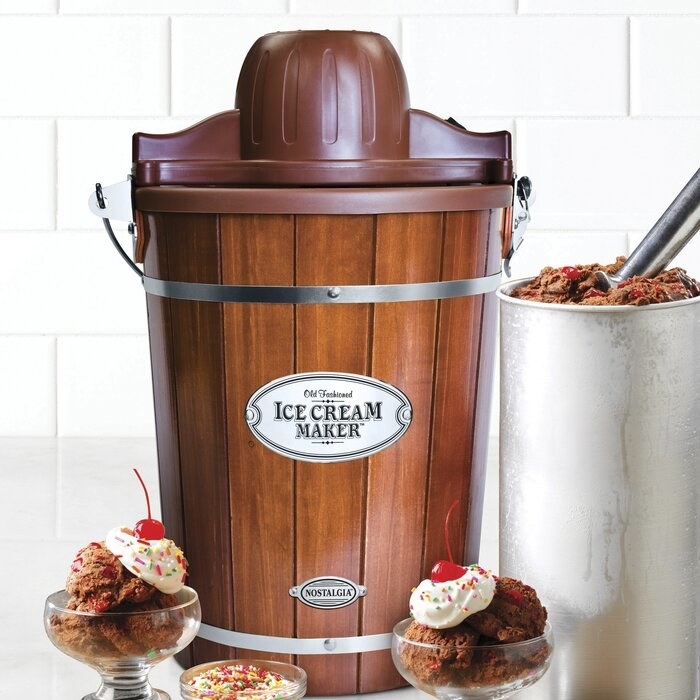 The ice cream maker