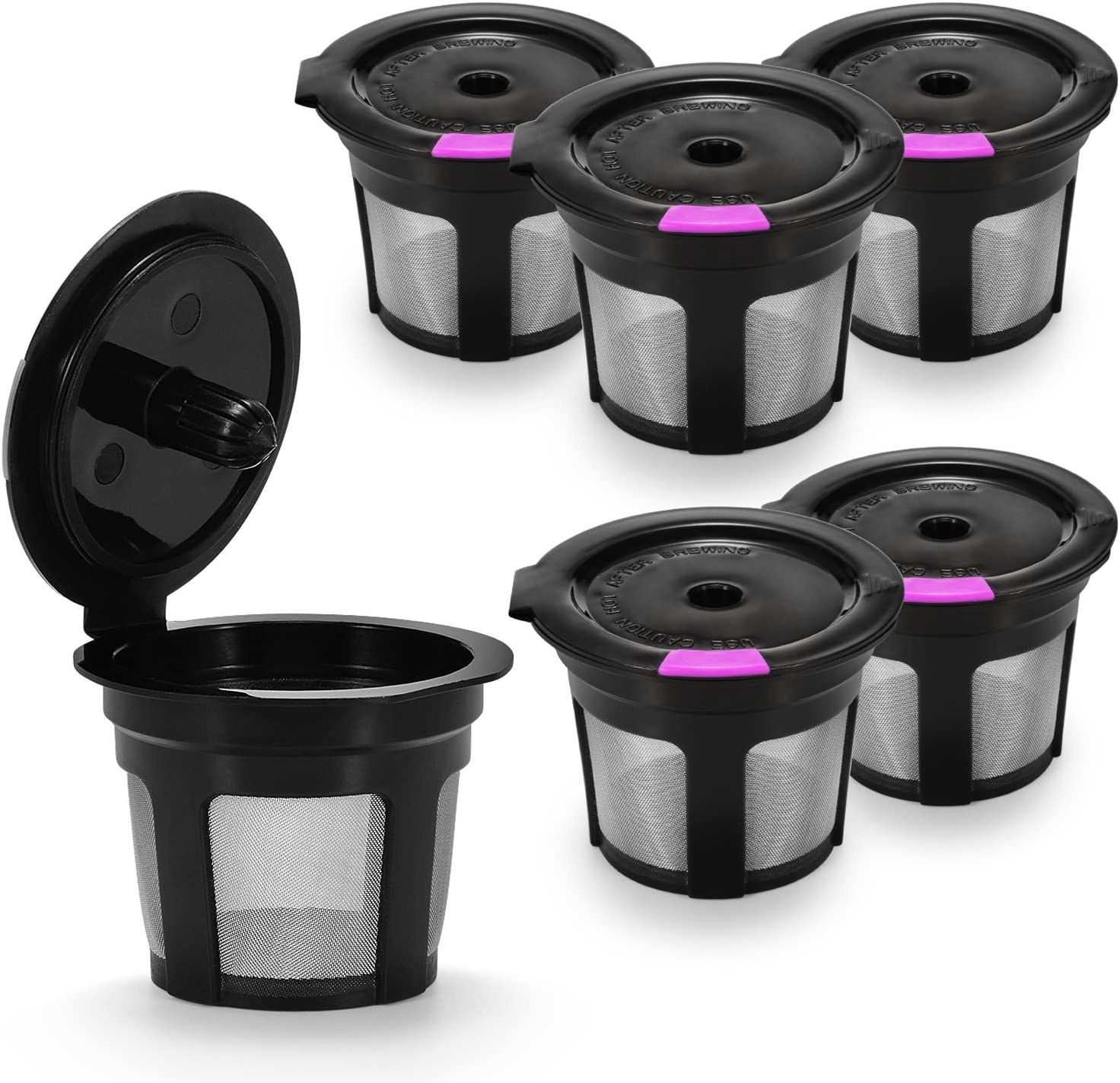 The set of reusable K-cup pods