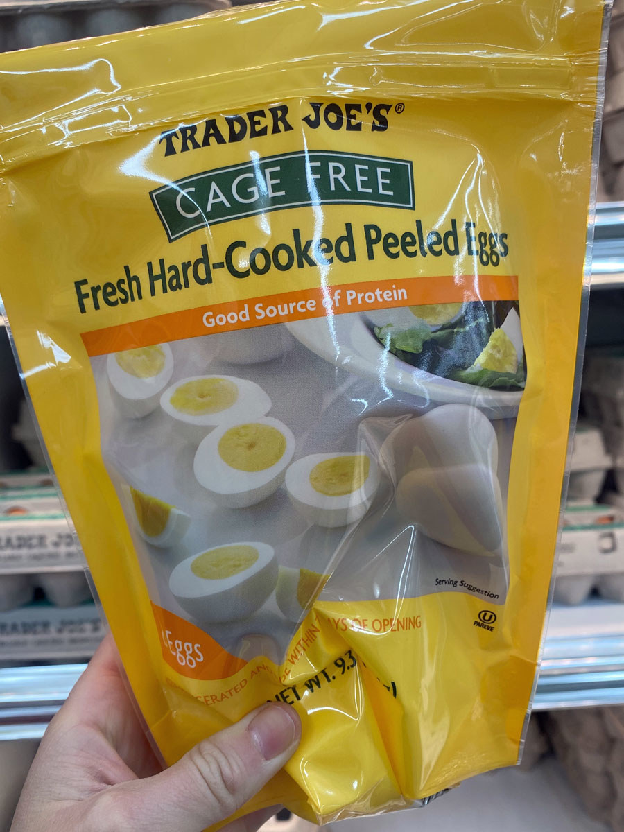 Fresh Hard-Cooked Peeled Eggs