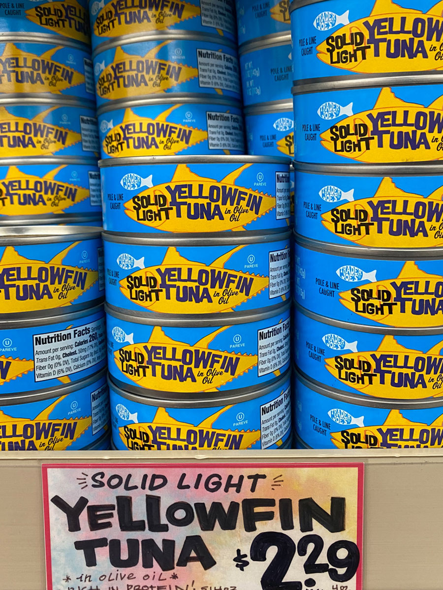 Solid Light Yellowfin Tuna